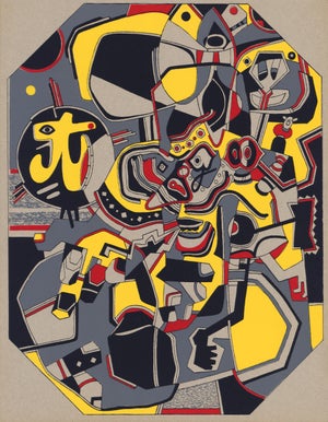 1947 Silkscreen "A Pica of T" by Steve Wheeler