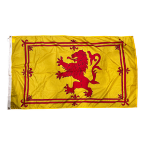Late 20th Century Vintage Scotland Rampant Lion Nylon Flag