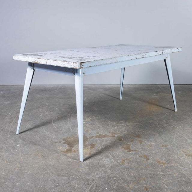 French T55 Rectangular Dining Table from Tolix, 1960s For Sale - Image 11 of 11