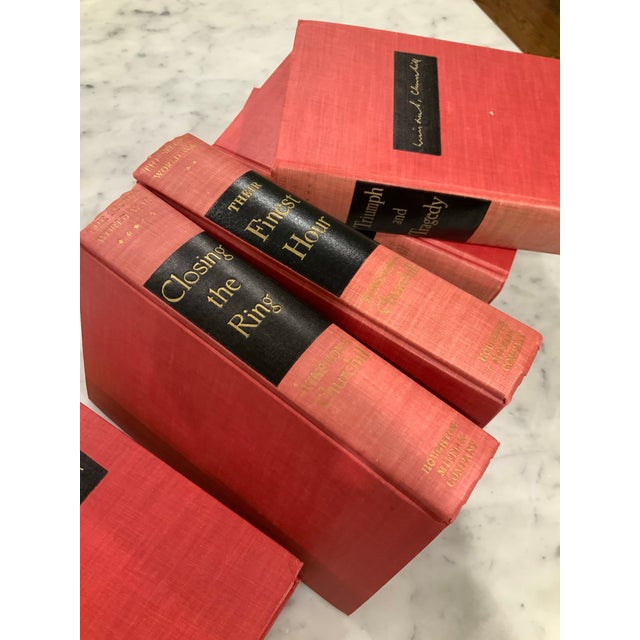 American Winston Churchill the Second World War – Full 6 Volume Book Set, Houghton Mifflin - 1948-1953 a Must Have for World War II Buffs & Collectors! For Sale - Image 3 of 11