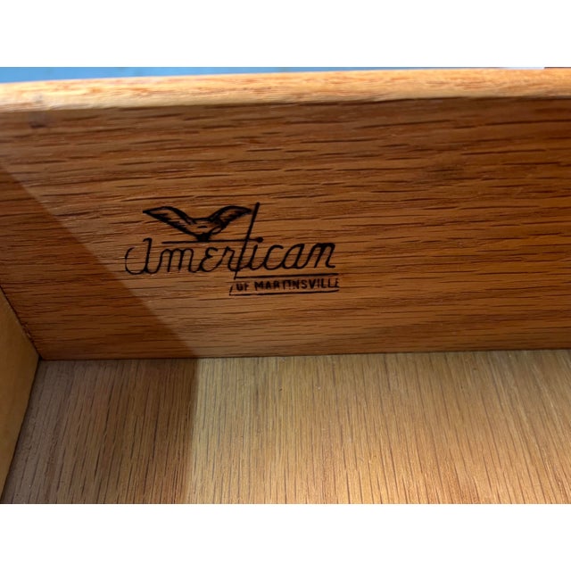 Vintage Eight Drawer Dresser by American of Martinsville For Sale - Image 12 of 14