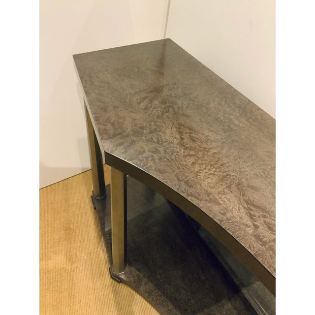 Caracole Caracole Modern Pillar to Post Console Table For Sale - Image 4 of 9