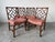 1960s English Georgian Chinese Chippendale Style Mahogany Cockpen Dining Chairs – Set of 4 For Sale - Image 13 of 17