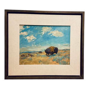 Revelation Rustic Framed Buffalo Giclee