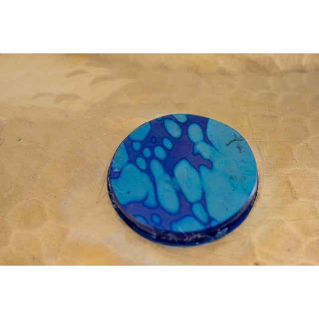 1900 - 1909 Glass & Brass Table Lamp from Josef Hoffmann for Johann Loetz Witwe, 1907 For Sale - Image 5 of 9