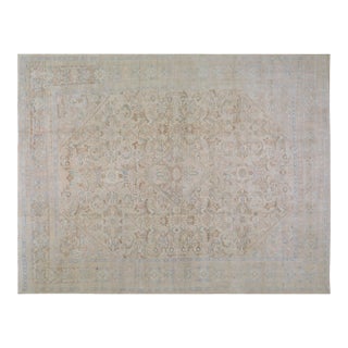 Vintage Turkish Anatolian Hand Knotted Wool Rug, 9'8''x12'10' For Sale