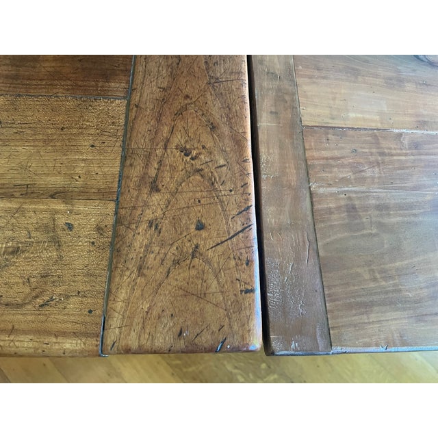 French Extendable Farmhouse Dining Table For Sale - Image 12 of 18
