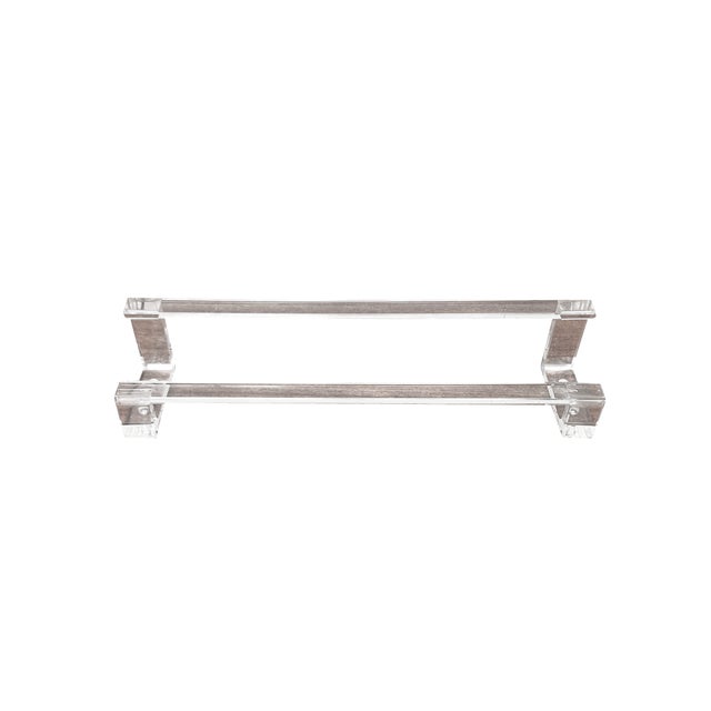 Postmodern Acrylic Warderobe or Towel Holder, 1980s For Sale