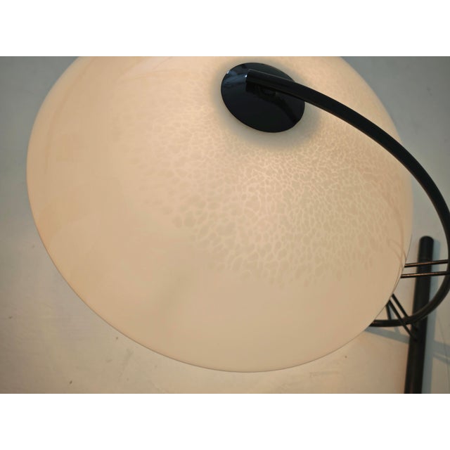Table Lamp in Murano Glass and Black Metal, 1980s For Sale - Image 6 of 18