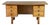In Style of Henning Kjærnulf Oak Executive Desk With 6 Drawers Open Bookshelf Denmark Mid-Century Modern 1960s For Sale