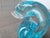 1960s Vintage Mouthblown Glass Swans - Pair For Sale - Image 5 of 5