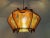 1960s Mid-Century Modern Wood and Glass Hanging Lamp, 1960s For Sale - Image 5 of 16