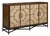 Rouge Brown Wood Sideboard by Furniture Classics For Sale