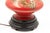 1960s Cinnabar Red Chinoiserie Table Lamps With Brass Fretwork Finials - a Pair For Sale - Image 12 of 16