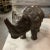 Mid 20th Century Leather Rhinoceros Sculpture From India For Sale In Atlanta - Image 6 of 9