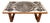 Vintage Danish Teak and Ceramic Coffee Table from Salontafel Keramiek Ox-Art Trioh, 1970s For Sale