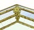 Large Vintage Venetian Hollywood Regency Octagonal Parclose Mirror with Glass and Brass Garlands, 1970s For Sale - Image 12 of 15