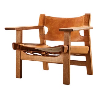Model 2226 Spanish Chair by Borge Mogensen for Fredericia, Denmark, 1958 For Sale