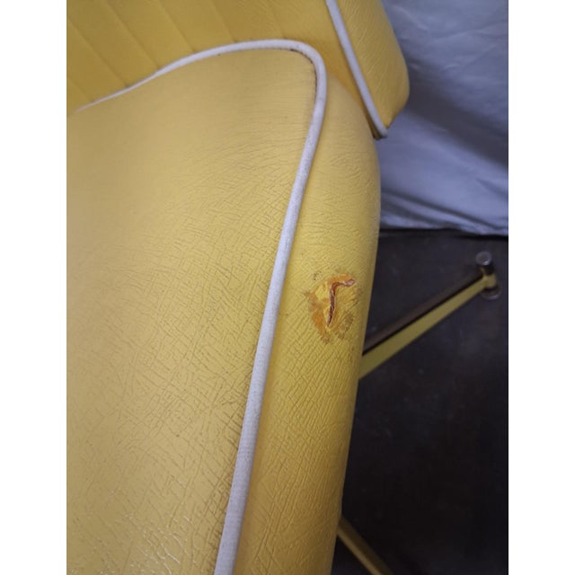 Yellow Authentic MCM Dining Set by Acme Chrome Corp. — 1960s Retro Dream For Sale - Image 8 of 10