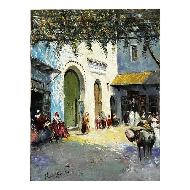 René Alphonse Van Den Berghe, Erik the Belgian, 1990s, Oil on Canvas For Sale