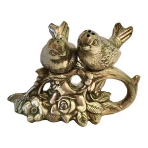 Vintage Silver Plated Salt and Pepper Shakers