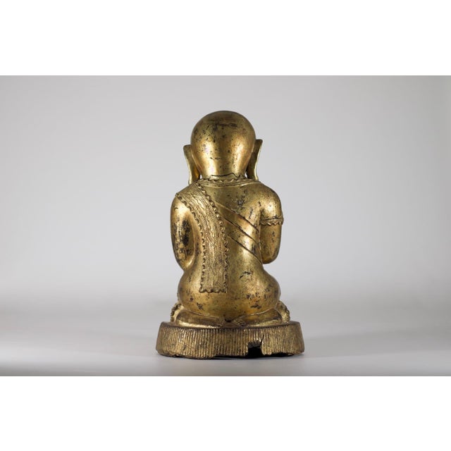 Burmese Artist, Worshipper, 18th Century, Papier Mache For Sale - Image 4 of 13