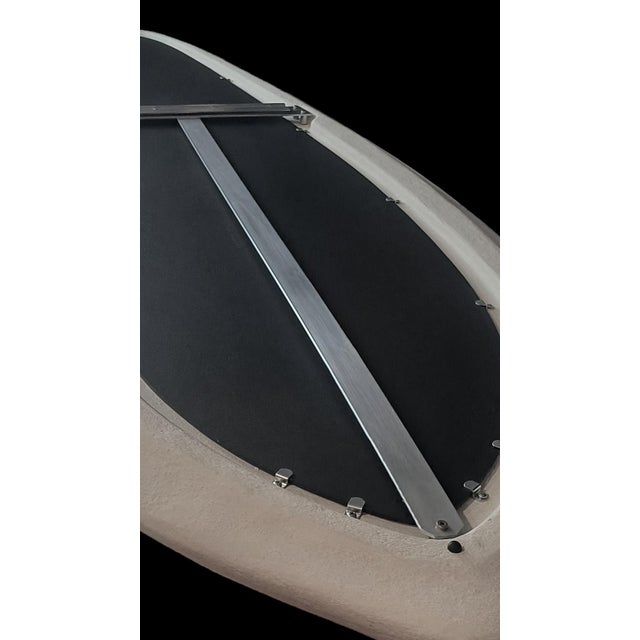 Alabaster Mirror No. 2 — Sculptural Wall Object For Sale - Image 8 of 9