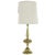 1950s Rembrandt Brushed Brass Table Lamp For Sale