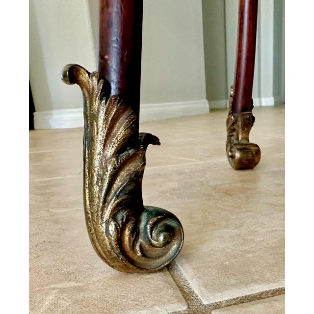 French Antique Three-Tier Parquetry Etagere For Sale - Image 9 of 12