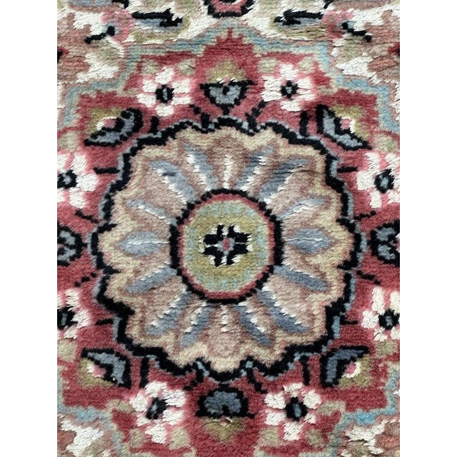Little Vintage Silk and Wool Pakistani Rug from Bobyrugs, 1980s For Sale - Image 10 of 16