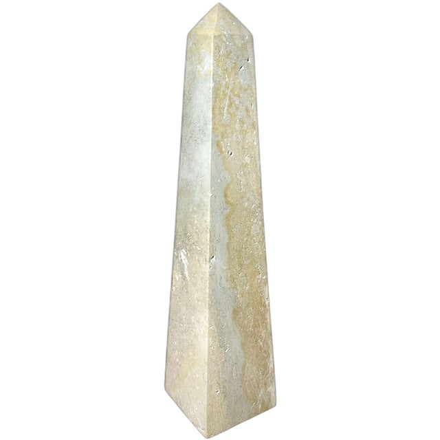 Mid Century Marble Obelisk For Sale In Tampa - Image 6 of 8