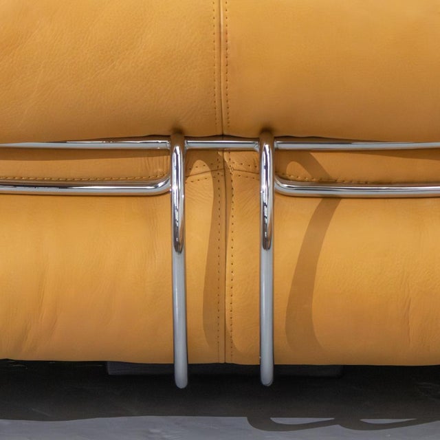 Aniline Leather Soriana Pouf by Afra & Tobia Scarpa for Cassina, 2010s For Sale - Image 8 of 12