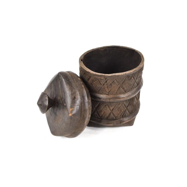 20th Century African Wood Container For Sale - Image 4 of 8