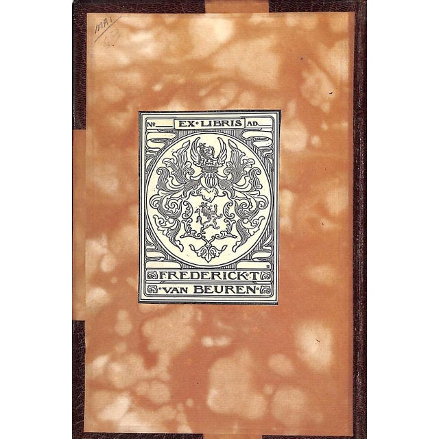 [200] pp. J.B. Lippincott Company 1905 8 3/4" x 5 3/4" Bookplate: Frederick T. van Beuren Jr. (1876 – 1943) a physician,...
