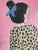 Add a playful, whimsical touch to your collection with this original contemporary folk art painting featuring a young girl...