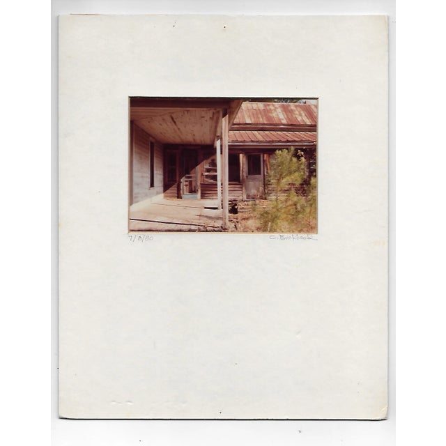 Photograph by North Carolina landscape architect and artist Charles Burkhead (1933-2013) of an abandoned house,...