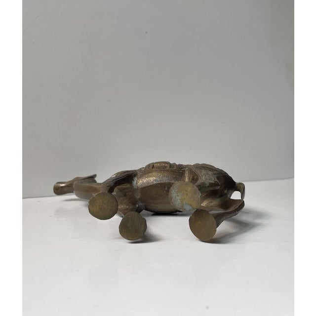 Metal Vintage Holy Land Camel Figurine in Etched Brass, 1970s For Sale - Image 7 of 9