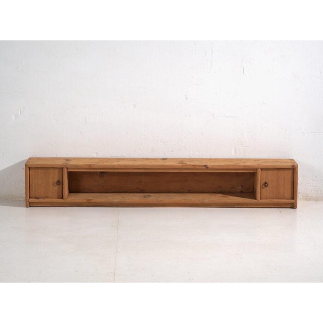 Antique Pine Low Sideboard For Sale - Image 5 of 11