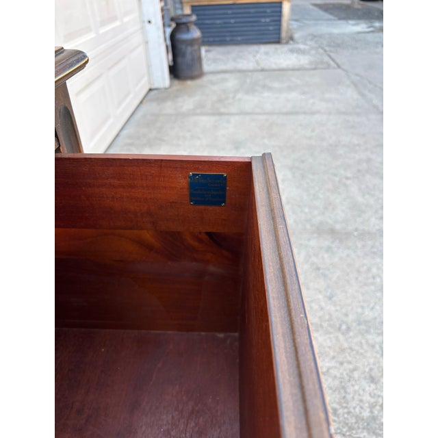 Antique Jacobean Revival Sideboard | Walnut Tudor Style Buffet | Carved Wood Credenza | Vintage English Manor Cabinet | Antique Dining Room For Sale - Image 11 of 12