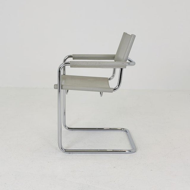 Mart Stam Mid-Century Bauhaus MG5 Cantilever Armchair by Mart Stam for Matteo Grassi, Italy, 1980s For Sale - Image 4 of 18