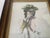 Signed “Harrison Fisher” in plate; probably from the 1907 book “A Dream of Fair Women”; image copyright 1907 by Charles...