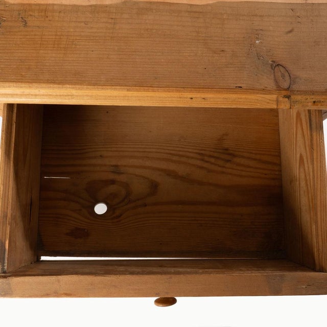 Antique Pine Bedside Cupboard For Sale - Image 10 of 10