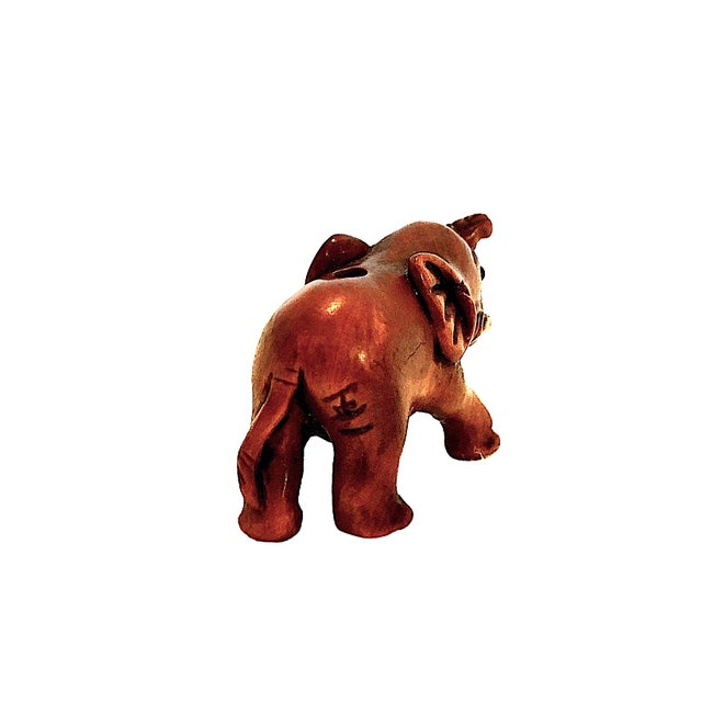 A Collection of Miniature, Hand-Carved Elephant Netsukes For Sale - Image 18 of 18