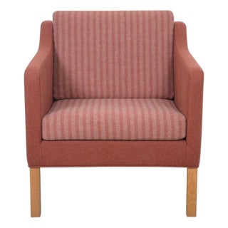 Model 2421 Chair in Fabric by Børge Mogensen, 1980s For Sale
