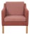Model 2421 Chair in Fabric by Børge Mogensen, 1980s For Sale