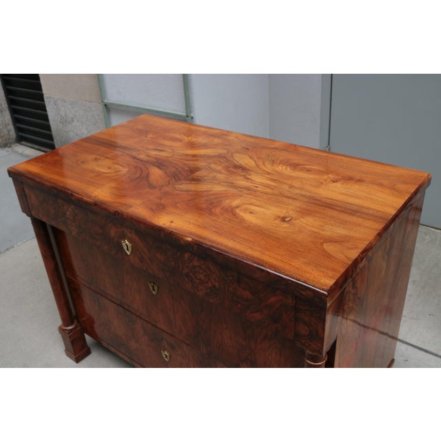 Early 19th Century Fine Single Biedermeier Chest of Drawers For Sale - Image 4 of 10