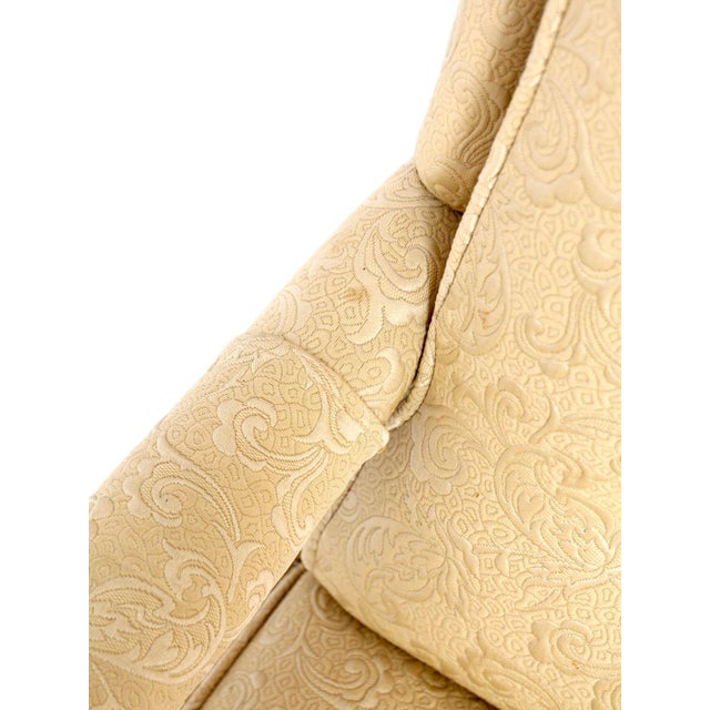 Vintage French Provincial Upholstered Lounge Chair For Sale - Image 12 of 18