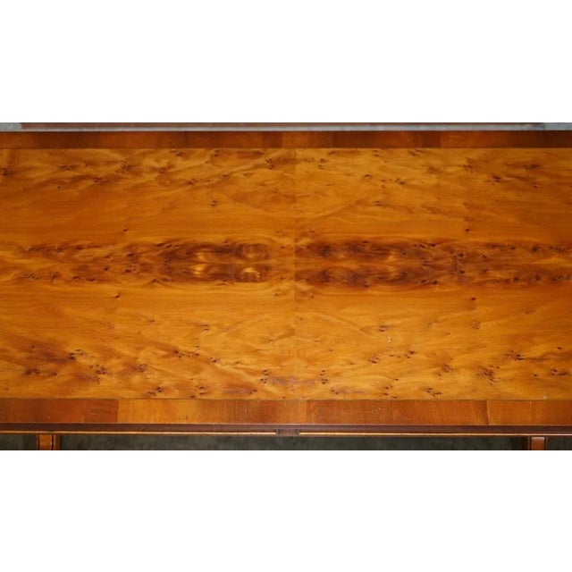 Wood Extending Burr Yew Wood Coffee Table from Bevan Funnell For Sale - Image 7 of 18