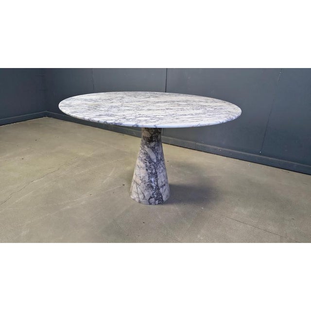 Vintage Round Marble Dining Table, 1970s For Sale - Image 6 of 18