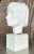 Vintage Boho Plaster Bust of Woman For Sale - Image 9 of 9
